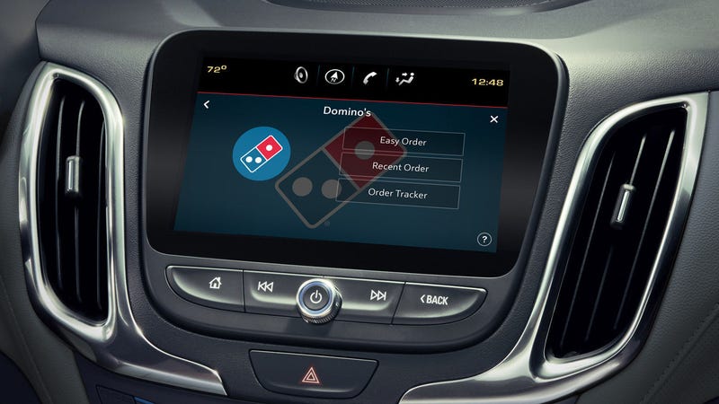 Illustration for article titled Domino’s pizza-ordering app may soon come preloaded on your new car