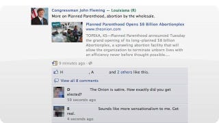 Illustration for article titled A Congressman Thinks The Onion Is a Real News Source