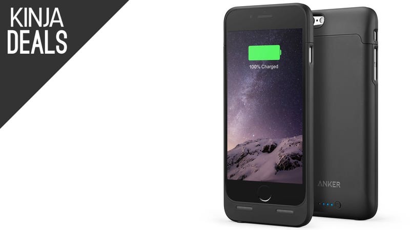 Illustration for article titled Get Rid of Battery Anxiety With This Anker iPhone 6 Case