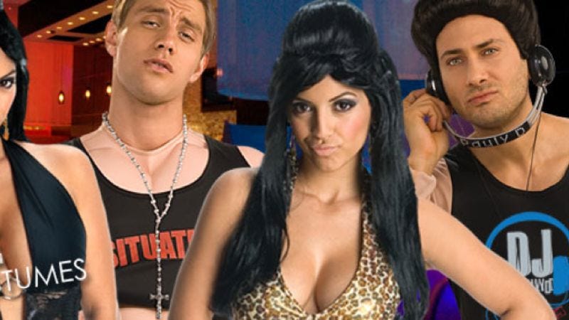 Illustration for article titled Here are the Jersey Shore costumes you'll get sick of seeing this Halloween