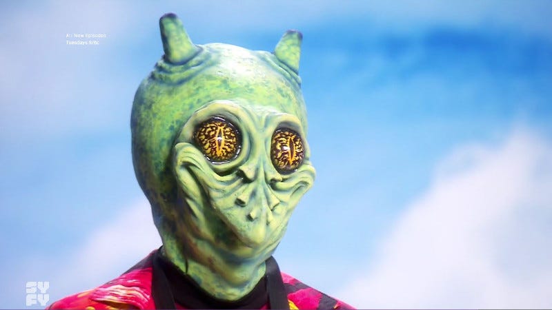 Nelson’s fun and friendly alien