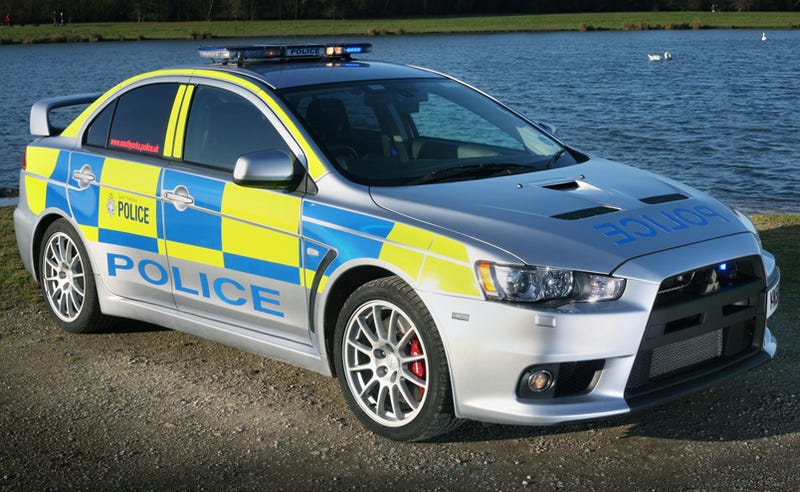 Uk County Gets Three Mitsubishi Lancer Evolution X Police Cars