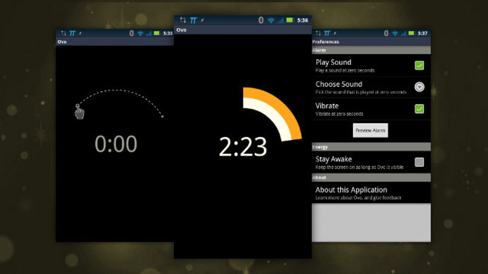 Ovo Timer Is a Fast Free and Good Looking Countdown Timer for Android Ovo Timer Is a Fast Free and Good Looking Countdown Timer for Android