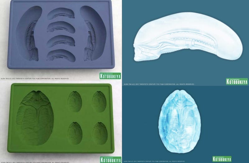 Illustration for article titled Alien ice cube trays allow you to put some H.R. Giger in your piña colada