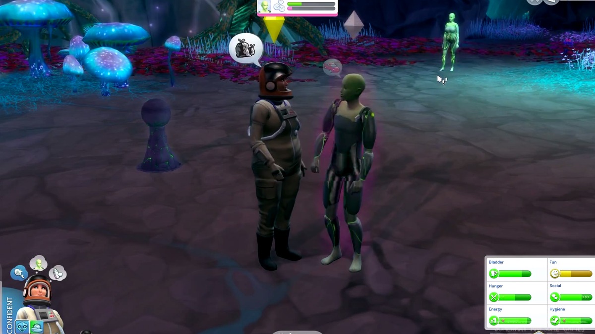 dating an alien sims 4