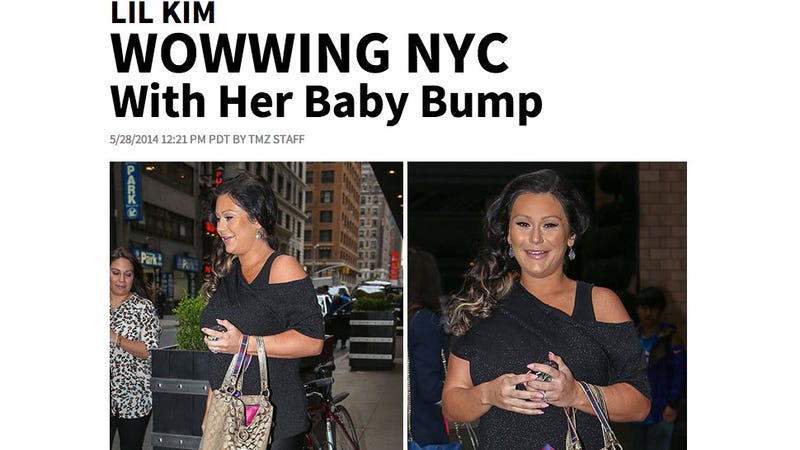 Illustration for article titled TMZ Mocks the Appearance of Two Pregnant Celebs in One Shitty Headline