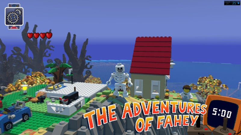 The First Five Joyous Minutes Of LEGO's Minecraft