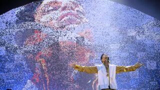 US singer and musician Prince (born Prince Rogers Nelson) performs on stage at the Stade de France in Saint-Denis, outside Paris, on June 30, 2011. AFP PHOTO BERTRAND GUAY (Photo credit should read BERTRAND GUAY/AFP/Getty Images)BERTRAND GUAY