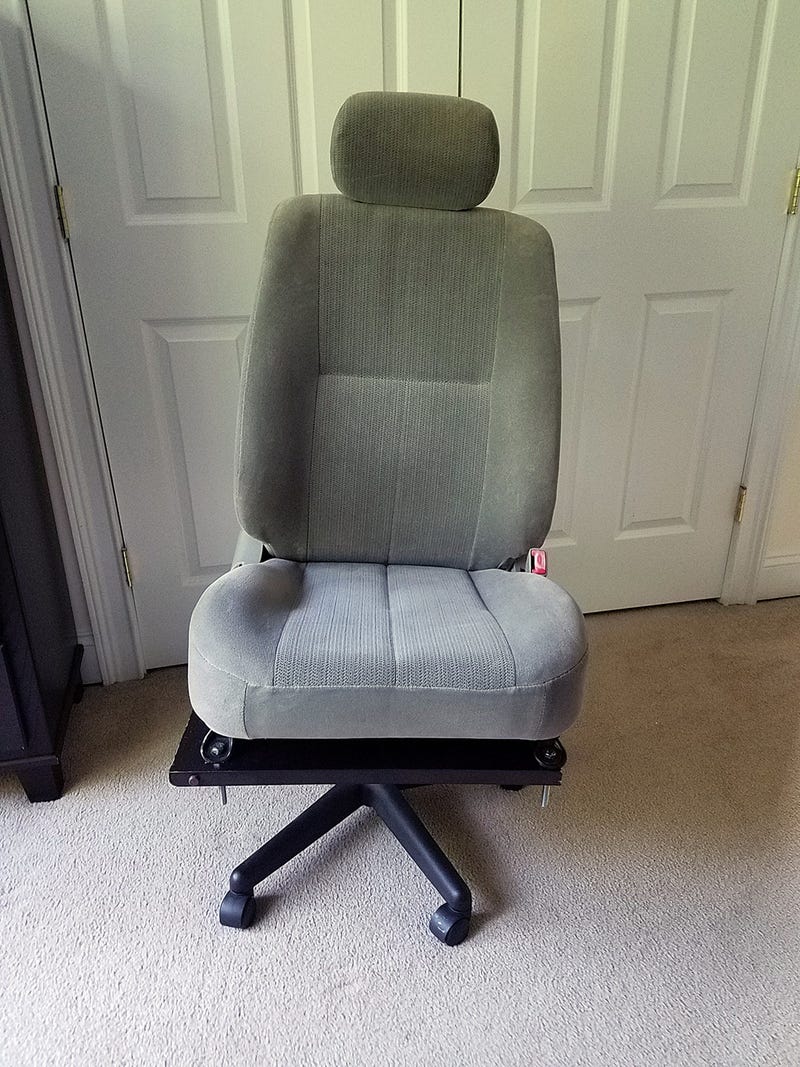 Another Car Seat Turned Office Chair