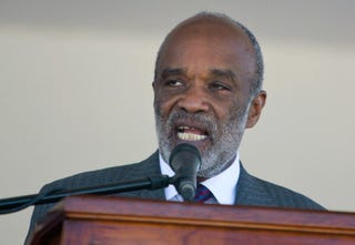 Haitian President René Préval