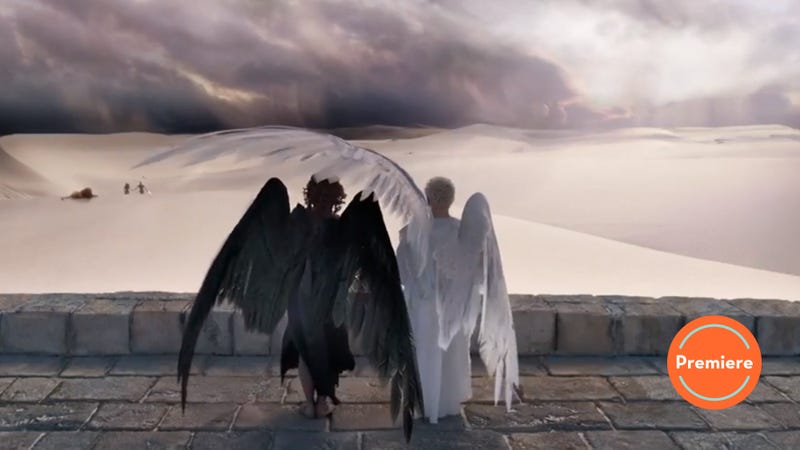 Illustration for article titled "In The Beginning," Good Omens struggles to let its more heavenly elements shine