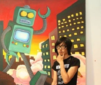 Illustration for article titled Zombies, laser eyes and claymation monsters: a Chinese rock star's science fiction epic!