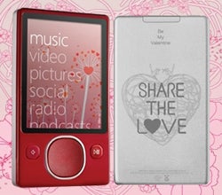 Illustration for article titled Microsoft Valentine's Day Zune Delayed; Sorry Seems to be the Hardest Word