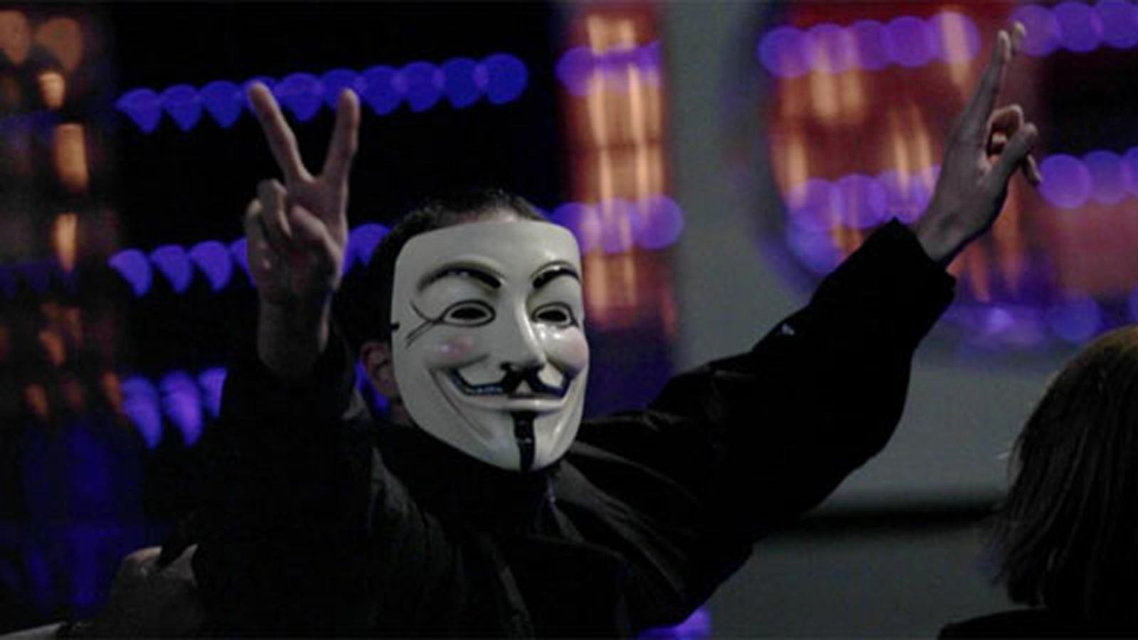 Anonymous Invades the Spanish Academy Awards Ceremony For Real