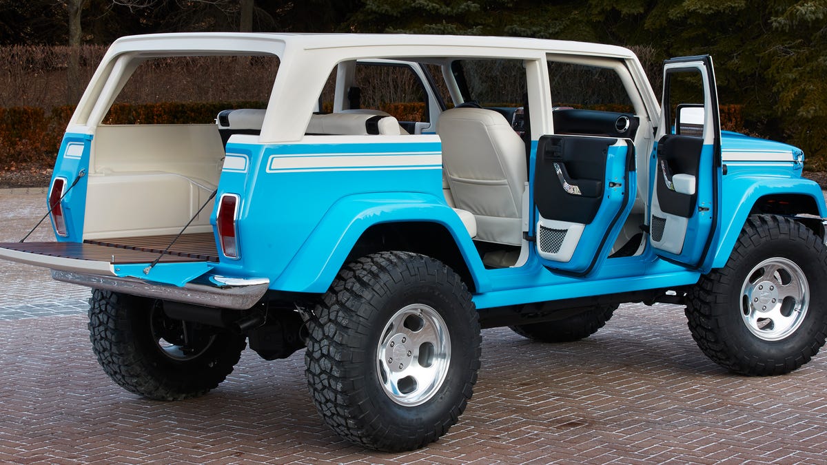 The 1970 S Jeep Chief Is Back As This Bad Wrangler Based Prototype