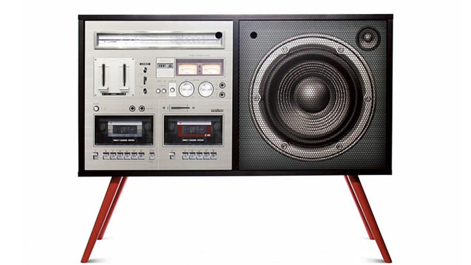 Faux Boombox Cabinet Won't Wake the Neighbors