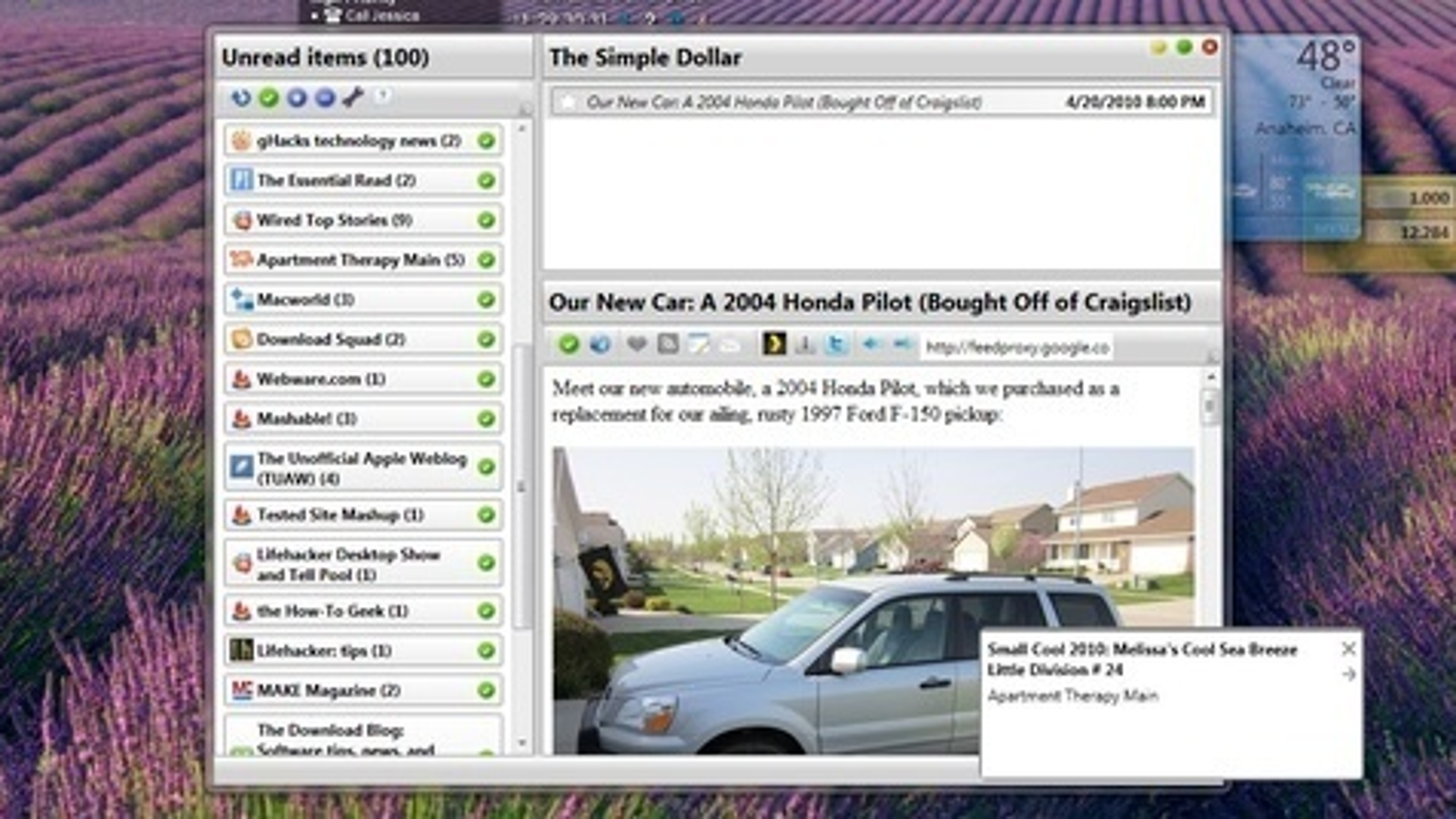google reader for pc