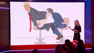 Piers Morgan Can't Stop Tweeting This Picture of Him Eating Donald Trump's Ass<em>