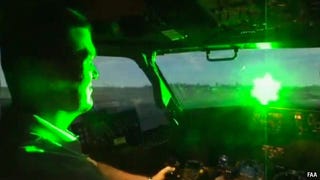 A no shit real picture by the FAA of a real no shit laser in a real no shit cockpit.
