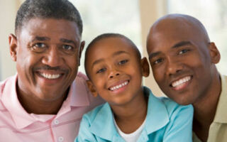 Granddad, dad and son (iStockphoto)