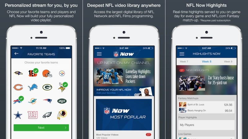 NFL Now Brings Your Phone More Football Than You Could ...