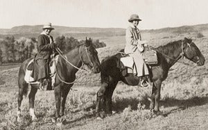 Illustration for article titled Girls Gone Wild: Two Proper Ladies Who Went West And Won