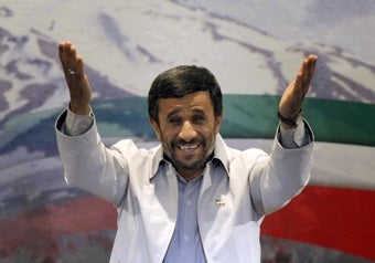 Illustration for article titled Ahmadinejad Compares Political Riots To Being Poor Sports