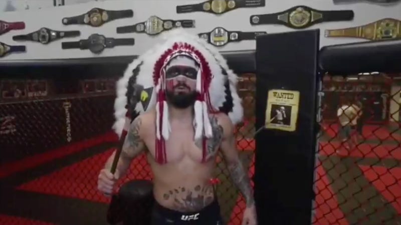 Illustration for article titled Dumbest Man In MMA Cuts Extremely Racist Promo Video