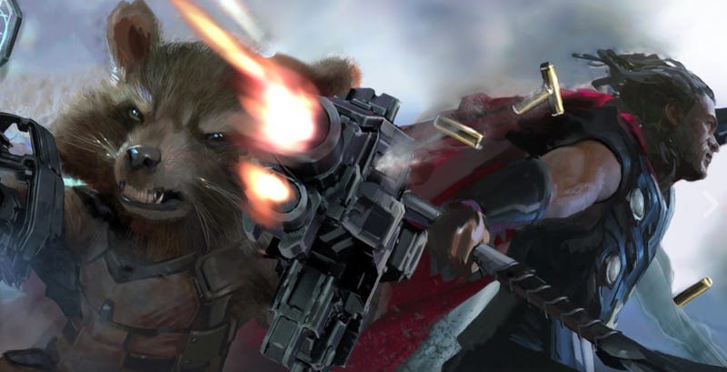 Image result for rocket raccoon infinity war