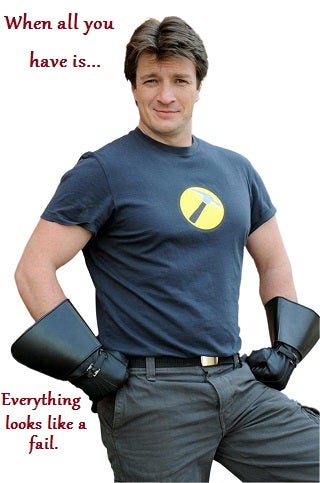 Illustration for article titled Cute Boy Person: When All You Have is a Hammer