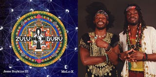 Zulu Guru album cover; Jesse Boykins III and MeLo-X (zulu-guru.com)