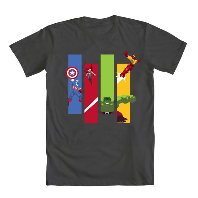 Stunning Avengers art T-shirts will make your torso twice as heroic