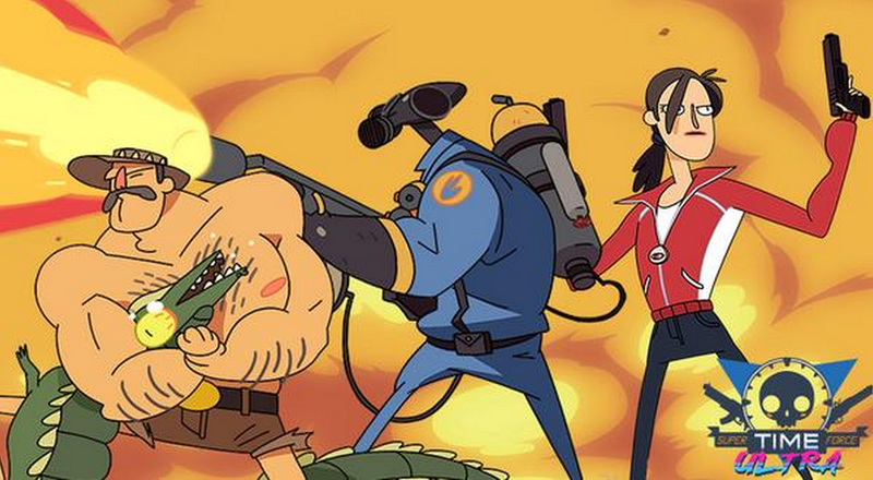 Illustration for article titled Team Fortress 2 Characters Are Joining Super Time Force