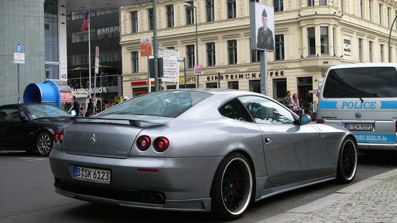 Illustration for article titled This Ferrari has left the American sector