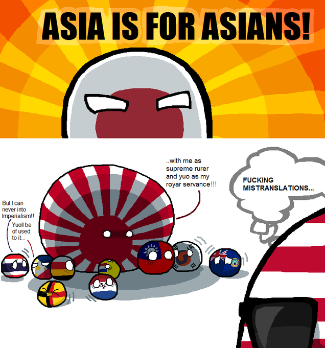 Polandball: Japanese Imperialism Edition