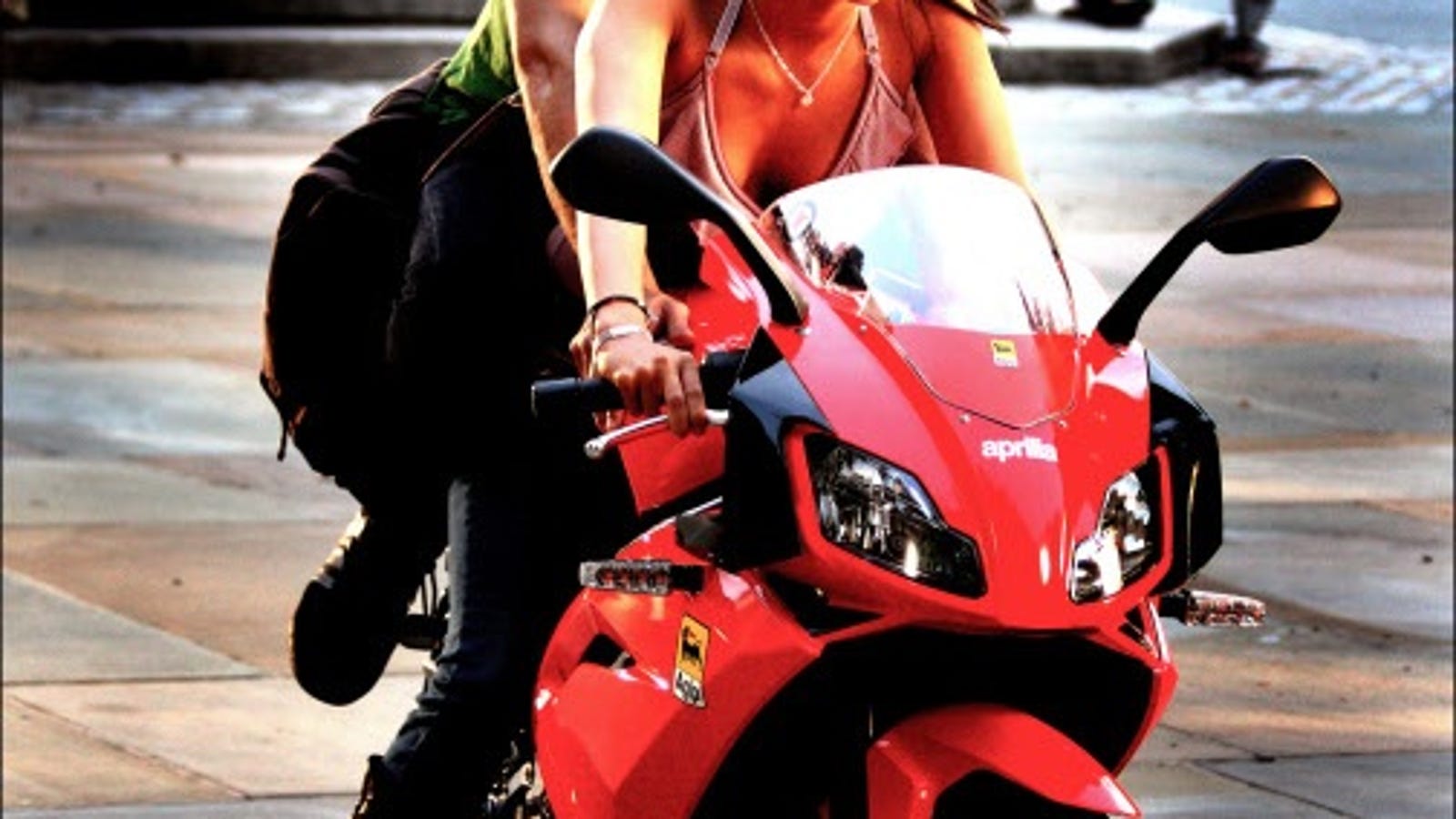 Megan Fox Takes Shia LaBeouf For An Aprilia Ride In Transformers 2
