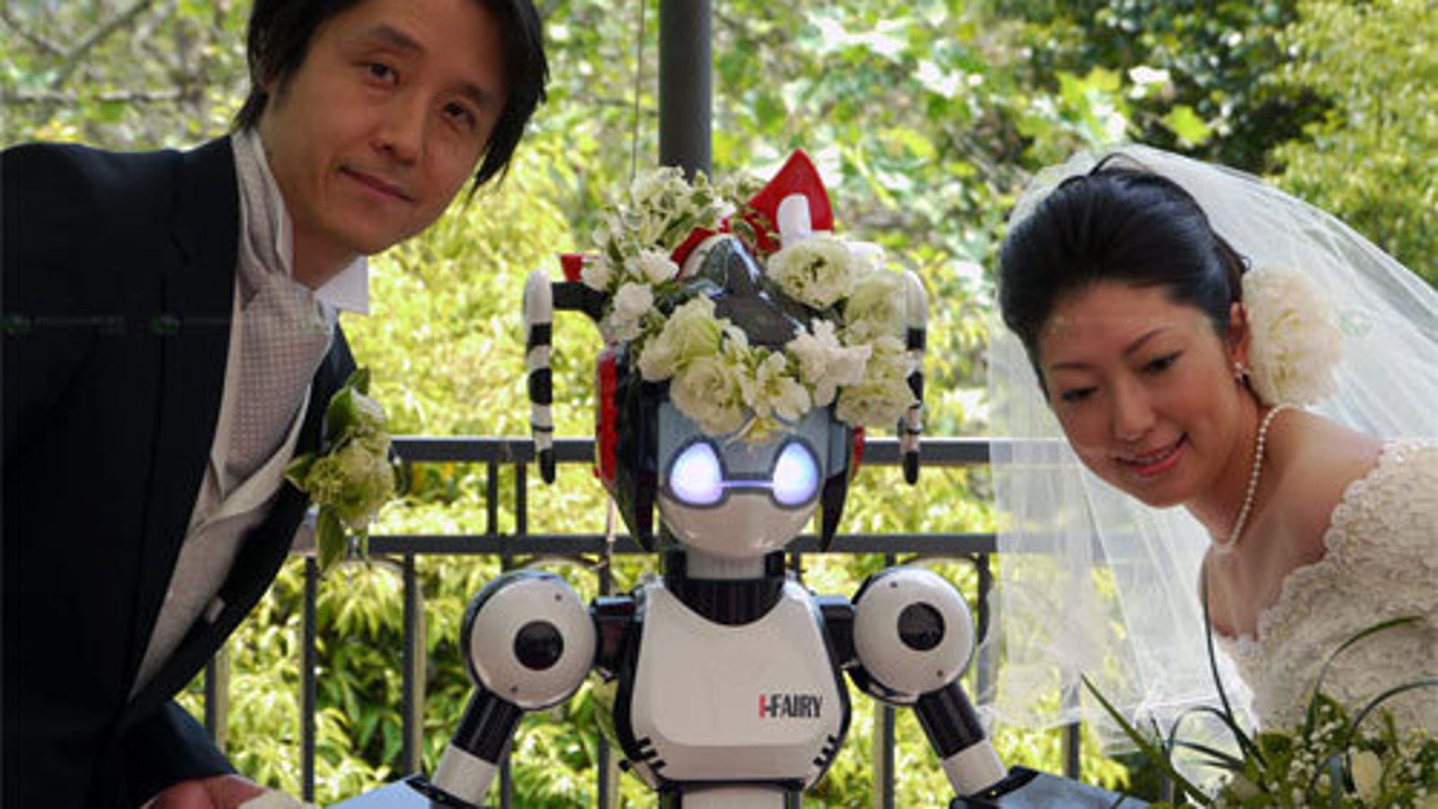Couple Married By Robot Can Death Ray Divorce Be Far Behind?
