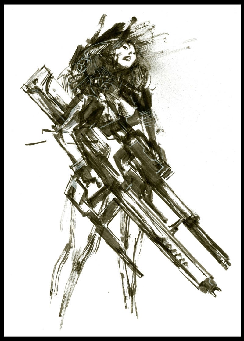 The Dark, Moody Metal Gear Art of Ashley Wood
