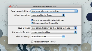 zip files for mac os x