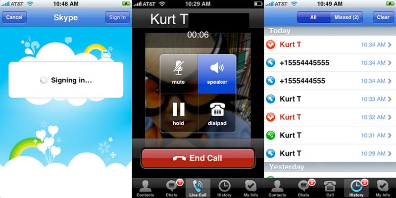 Illustration for article titled Skype Coming to iPhone Tuesday, BlackBerry in May