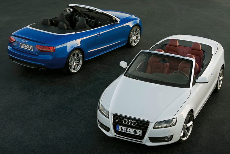 Illustration for article titled Audi A5, S5 Convertibles Open For Business