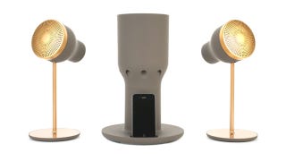 Illustration for article titled These Gorgeous Spotlight Speakers Beam Sound, Not Light
