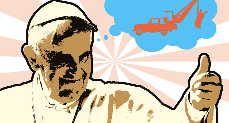 Illustration for article titled Here's Five Realistic Ways To Make A Better Popemobile