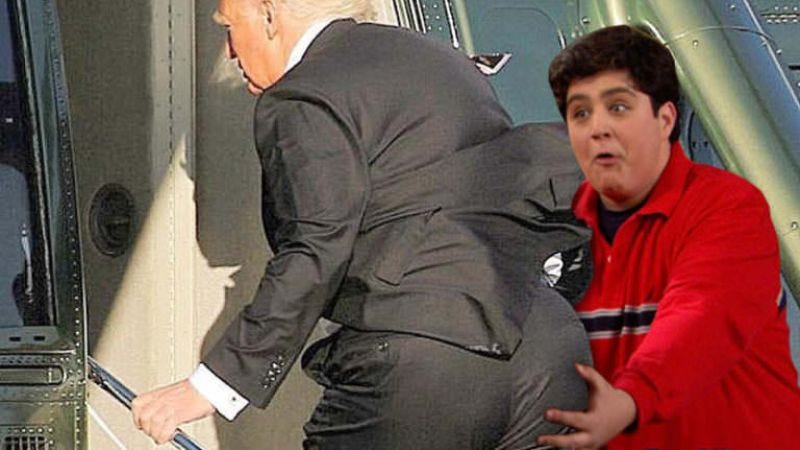 Reddit Is Photoshopping The Hell Out Of Donald Trump S Bulbous Ass