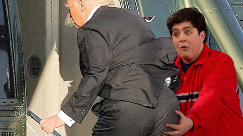 Reddit Is Photoshopping The Hell Out Of Donald Trumps Bulbous Ass 4486