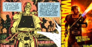 Illustration for article titled Watchmen's Comedian Almost Perished In Flames