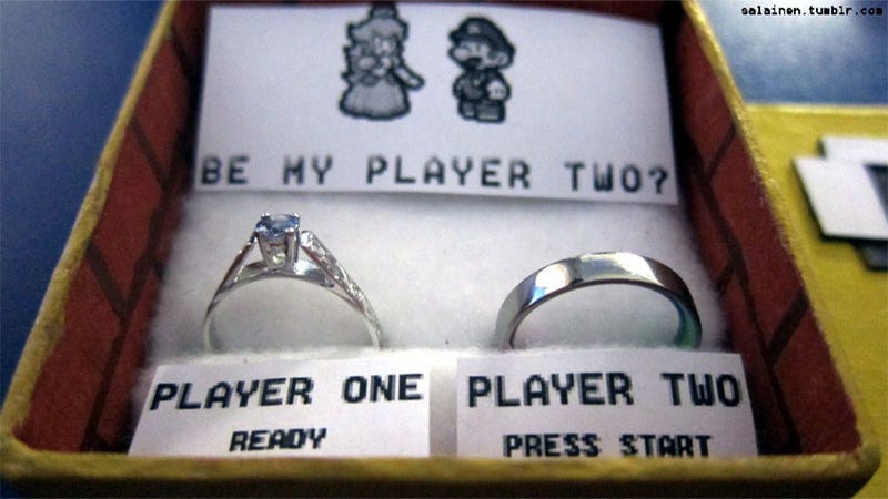 Illustration for article titled With a Mario Marriage Proposal This Super, How Could He Say No?