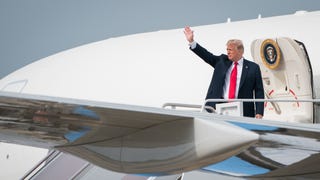 Please Listen to Trump Get Prank Called on Air Force One