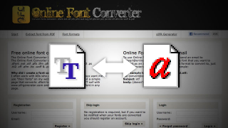 convert pc ttf font to mac