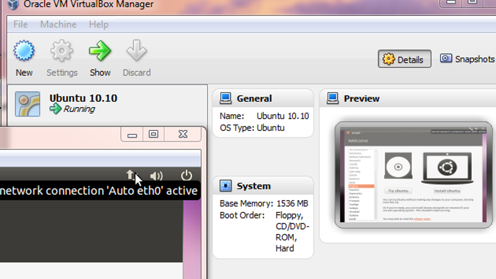 Образы для virtualbox